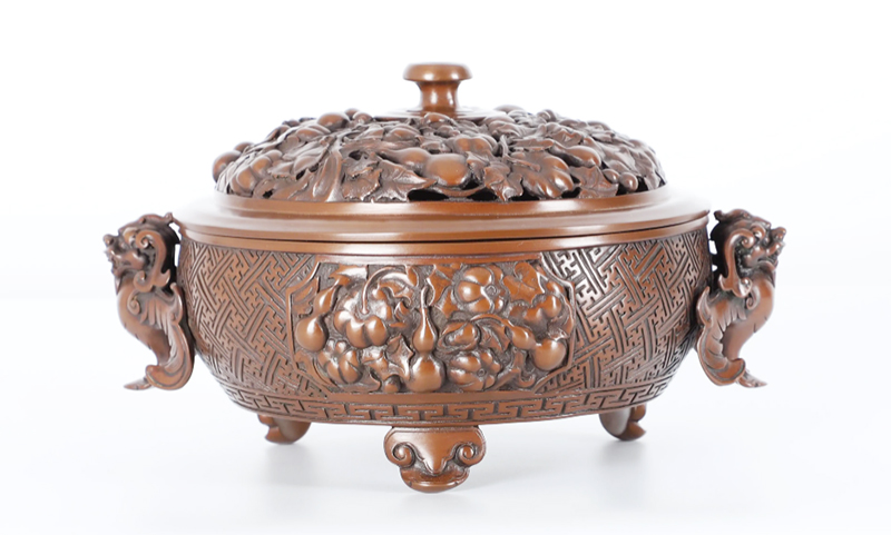 福禄耳瓜果纹熏炉